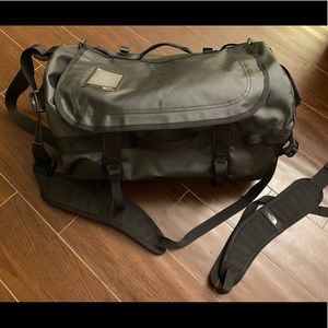 The North Face duffel backpack
